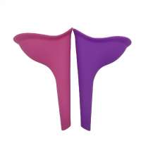 Portable  Camping Soft Silicone Female Urinal