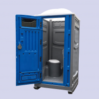 HDPE Plastic Outdoor Mobile Flush Portable Mini Toilet In Ghana