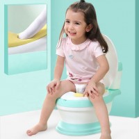 Children Simulation Mini Toilet Infant Bucket Potty Seat Portable Toilet Training Urinal Potties Ergonomic Backrest Design