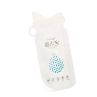 Disposable adult travel portable emergency urinal bag for traffic jam with SAP absorption pad